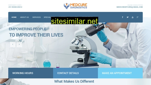 medcurediagnostics.in alternative sites