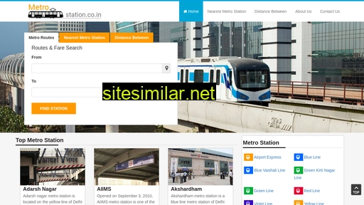 metrostation.co.in alternative sites