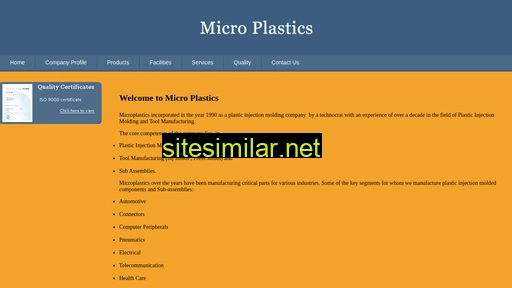 Microplastics similar sites