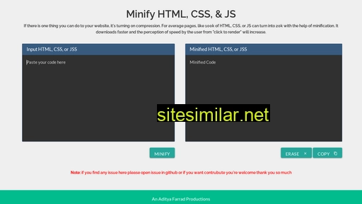 minify.in alternative sites