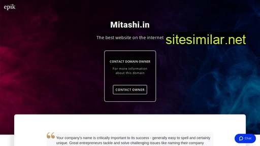 mitashi.in alternative sites