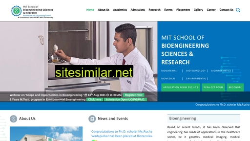 mitbio.edu.in alternative sites
