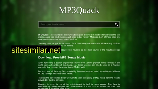 m.mp3quack.in alternative sites