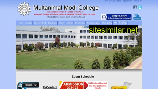 mmcmodinagar.ac.in alternative sites