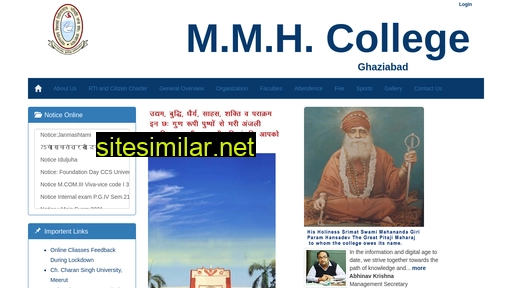 mmhcollegeghaziabad.edu.in alternative sites