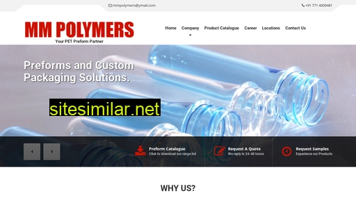 mmpolymers.in alternative sites