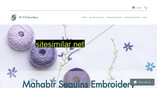 msembroidery.in alternative sites