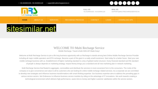 multirechargeservice.in alternative sites