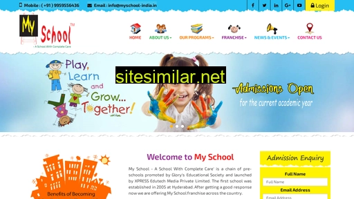 Myschool-india similar sites