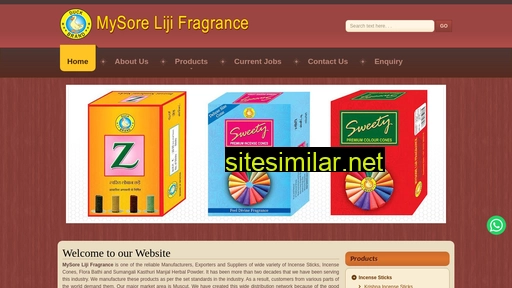 mysorelijifragrance.co.in alternative sites