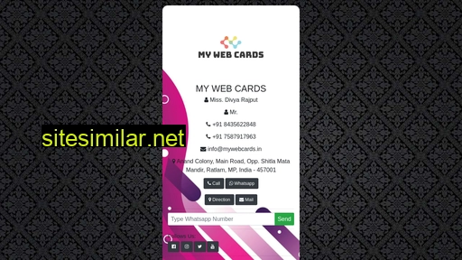 mywebcards.in alternative sites