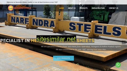 narendrasteels.co.in alternative sites
