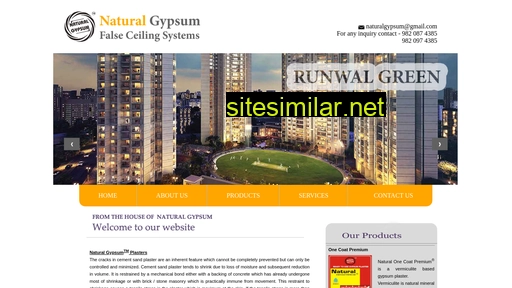 naturalgypsum.co.in alternative sites