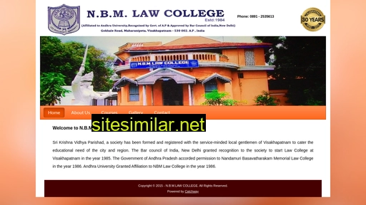 nbmlawcollege.in alternative sites