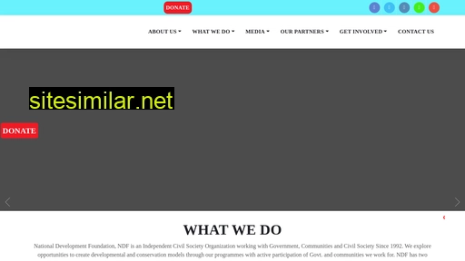 ndf.org.in alternative sites