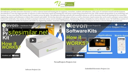 nevonprojects.in alternative sites