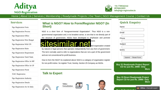 ngo-registration.in alternative sites