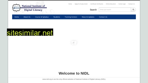 nidl.org.in alternative sites