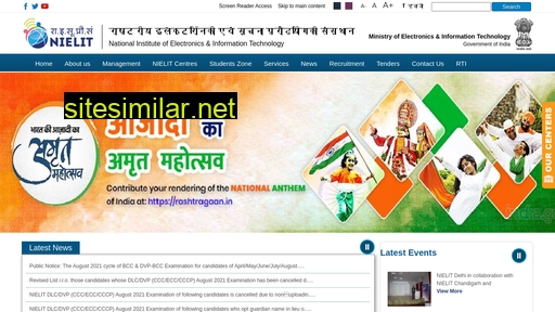 nielit.gov.in alternative sites
