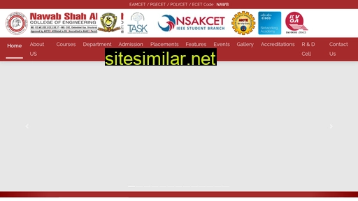 nsakcet.ac.in alternative sites