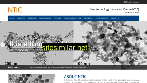 ntic.org.in alternative sites
