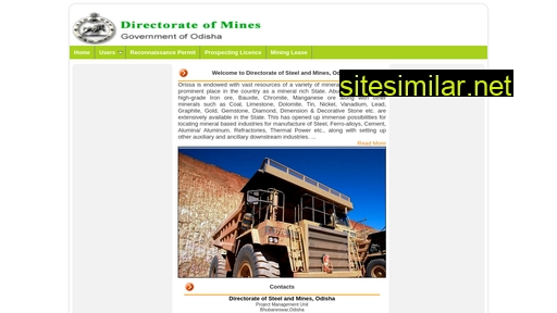 odishamines.nic.in alternative sites