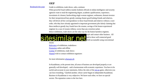 oef.in alternative sites