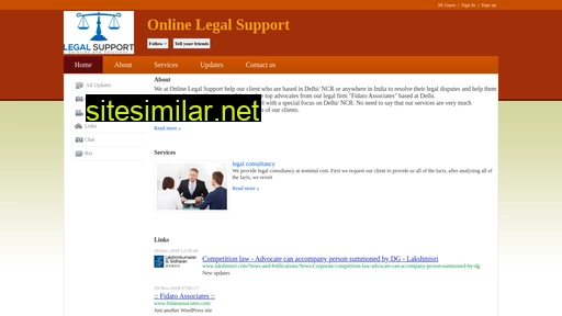Onlinelegalsupport similar sites