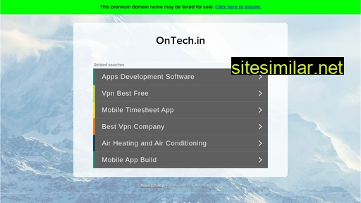 Ontech similar sites