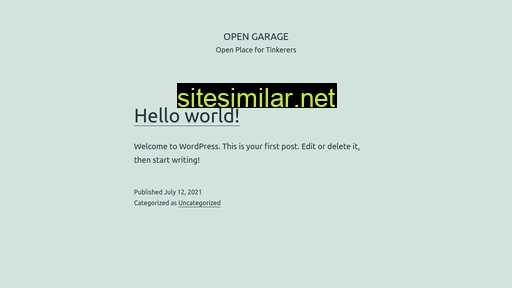 opengarage.in alternative sites