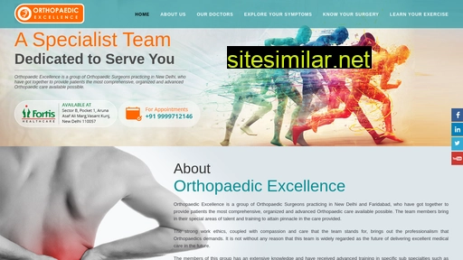 orthopaedicexcellence.in alternative sites
