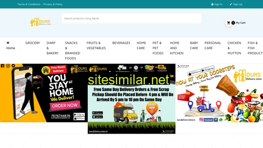 oursdeliverystore.in alternative sites