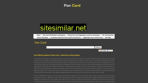 pan-card.org.in alternative sites