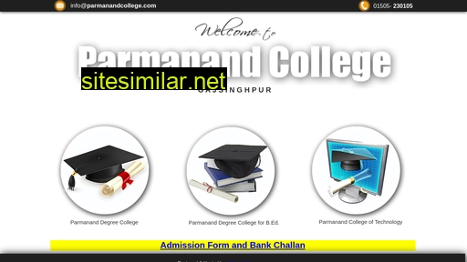 parmanandcollege.co.in alternative sites
