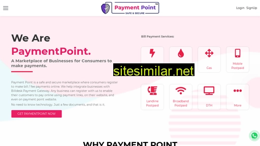 paymentpoint.in alternative sites