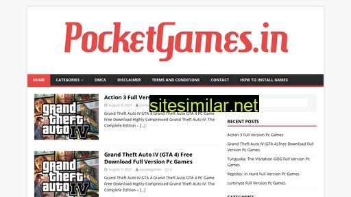 Pocketgames similar sites