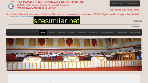 Postalrmsbank similar sites