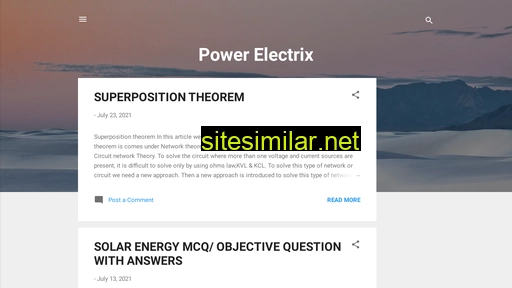 Powerelectrix similar sites