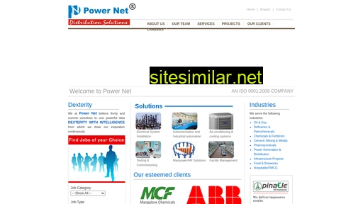 powernet.in alternative sites