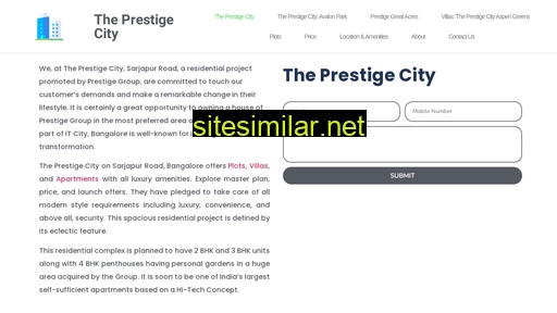 prestigecity.in alternative sites