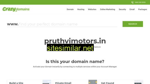 pruthvimotors.in alternative sites