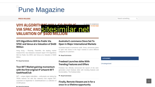 Punemagazine similar sites