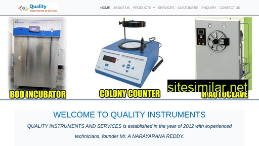 qualityinstruments.in alternative sites