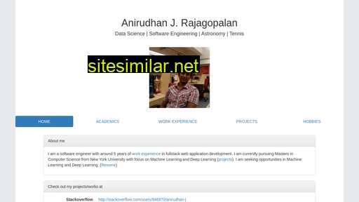 Rajegannathan similar sites