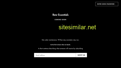 rawessentials.in alternative sites