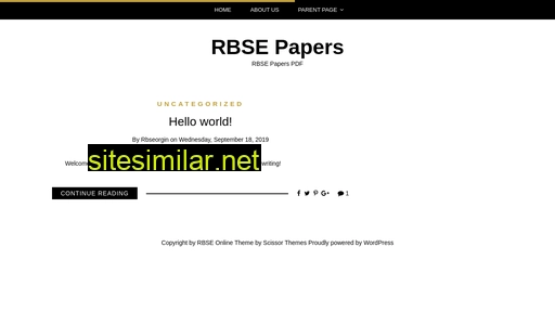 rbse.org.in alternative sites