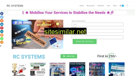 rcsystems.co.in alternative sites