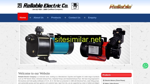 reliableelectricco.in alternative sites