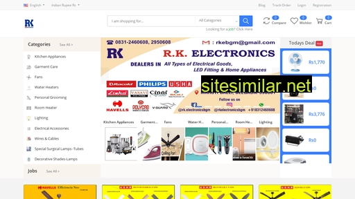 rkelectronics.in alternative sites