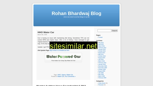Rohan similar sites
